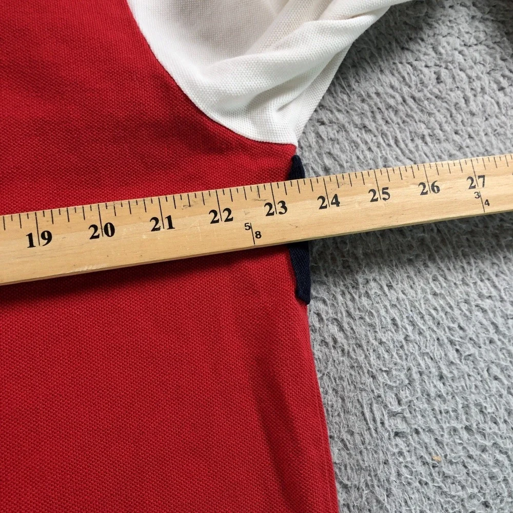 Polo Ralph Lauren Shirt Adult Extra Large Red Rugby‎ Snow Challenge Cup Crest